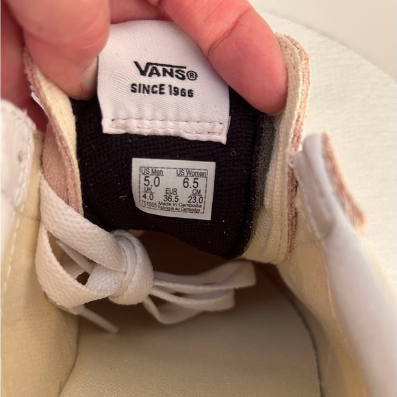 VANS Sk8-Low Suede 2-tone Rose Smoke - Picture 8 of 13